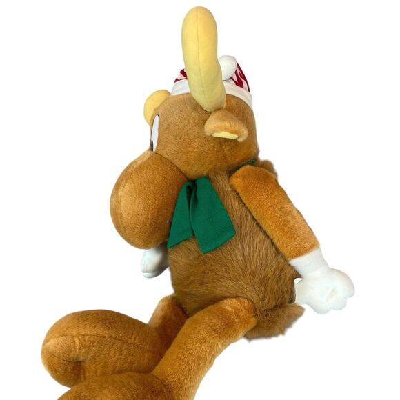 Vintage 90s Bullwinkle Moose Christmas Plush 24” Macy's Stuffed Animal Doll - Picture 4 of 10